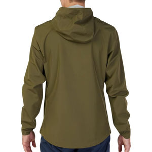 Chaquetas cortavientos para hombre con logotipo personalizado, impermeables, de tela resistente al agua, chaqueta de lluvia sostenible e impermeable para hombre - Product Image 2