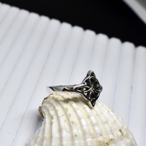 Anillo de Plata de Ley 925 con Nudo Celta, Hecho a Mano, Geométrico, Unisex, Estilo Vintage Gótico, para Boda, Joyería - Product Image 3