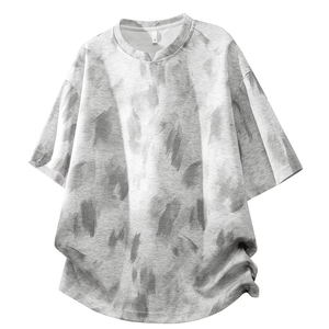 T-shirts imprimés avec texte motivant, coupe ajustée, en coton doux, décontractés, à manches courtes, tendance - Product Image 1