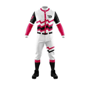 Uniforme de Béisbol Transpirable Personalizado, 100% Poliéster, Alta Calidad, Servicio OEM, Ropa Deportiva para Hombre Adulto - Product Image 1