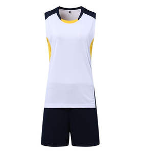 2026 Vente en gros : Créez votre propre uniforme de volley-ball sans manches personnalisé pour l'entraînement, modèles d'uniformes de volley-ball pour hommes, OEM - Product Image 1
