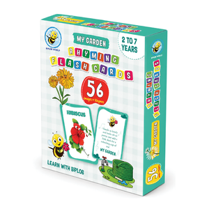 Tarjetas Educativas de Doble Cara MY GARDEN 28 de Biplob, Tarjetas de Aprendizaje Cognitivo y de Rimas con Imágenes - Product Image 1