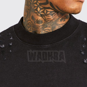 Long Sleeve <b>Pullover</b> <b>Men</b> Breathable Sweatshirts Cotton Blended Clothing Pakistan Manufacturer Sweatshirts - Product Image 4