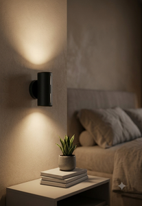 Minimalist Matel <b>Wall</b> Lamp Cylindrical Shade LED 3000K Soft Warm White Iutdoor <b>Lighting</b> Metal Fixture - Product Image 3