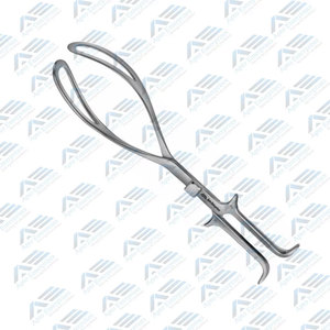 Retractor para Ginecología Profesional Manual Kielland de 16.75 Pulgadas, Pinza Obstétrica Curva de Acero Inoxidable con Certificación CE - Product Image 4