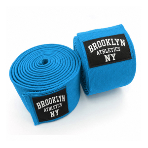 Breathable Natural Rubber Professional Protection Unisex <b>Knee</b> Wraps for Weightlifting Fitness <b>Exercise</b> - Product Image 1