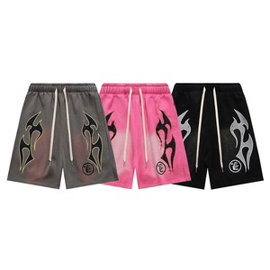 Shorts de sport en tissu mesh pour hommes, décontractés, pour la musculation, le fitness et l'entraînement - Product Image 2