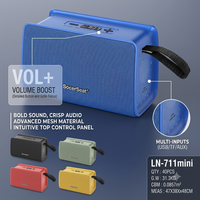 Altavoz Inalámbrico Portátil LN-711MINI con Correa de Mano, para Exteriores, Camping, Emergencias, Bajos Potentes, Resistente, Venta al Por Mayor