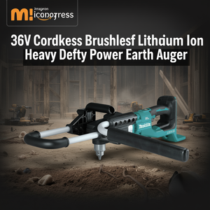 สว่านเจาะดินไร้สาย 36V แบบไร้แปรงถ่าน ลิเธียมไอออน สำหรับงานหนัก - Product Image 3