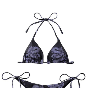 Trajes de baño de dos piezas para mujer, personalizados, con logotipo de marca privada, para fitness, venta al por mayor, bikinis sublimados para mujer. - Product Image 5