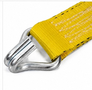 Sangle de tension à cliquet en polyester avec crochets en J, sangle de fixation de charge lourde - Product Image 1