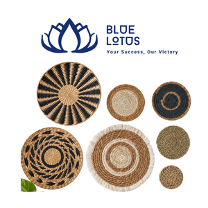 OFERTA ESPECIAL Plato de Seagrass Natural Tejido a Mano, Plato Redondo para Servir, Estilo Rústico para Mesa de Comedor, Venta al por Mayor - Product Image 1