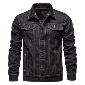 mens <b>trucker</b> denim <b>jacket</b> wholesale | washed denim | mens denim <b>jacket</b> printed design | US Factory Supply - Product Image 5