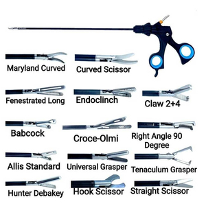 SHARIF ELAHI Manual Laparoscopic Grasper Set 14 Pieces 5mm Stainless Steel Surgical Instruments Reusable Veterinary Tool <b>Kit</b> CE - Product Image 4