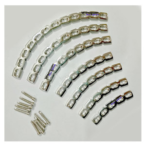 Kit de Implantes para Cirugía de Trauma, Juego de Placas de Reconstrucción Curvas LCP de Acero Inoxidable, 80 Piezas de Instrumentos - Product Image 1