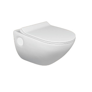 WC suspendu mural en céramique au design moderne avec bouton de chasse d'eau moderne, facile à installer, tous les modèles disponibles - Product Image 6
