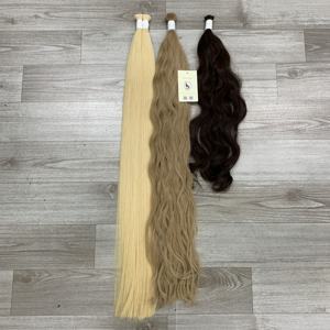 Extensiones de pelo liso natural con cutícula alineada vietnamita directo de fábrica al por mayor pelo blanqueado de grado Remy - Product Image 2