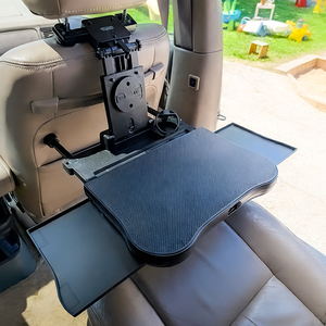 Bandeja Portátil para Asiento Trasero de Coche, para Viajes por Carretera, Trabajo, Comer, Soporte para Teléfono y Bebidas, para Laptop, iPad, Bandeja de Viaje Ajustable - Product Image 3