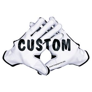 Guantes de Fútbol Americano Personalizados con Palma de Silicona de Alto Agarre, Guantes Profesionales para Receptor, para Adultos y Jóvenes, para Entrenamiento y Partido - Product Image 6