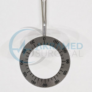 Anillo de Fijación Appasamy con Certificación CE, con Calibrador de Grados, Instrumento Quirúrgico Oftálmico de Acero Inoxidable, Reutilizable - Product Image 5