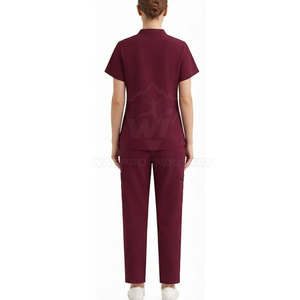 Refined Women Scrub Clothing <b>Set</b> Breathable Medical Workwear For Nurses <b>Doctors</b> Veterinary And Hospital Staff - Product Image 4