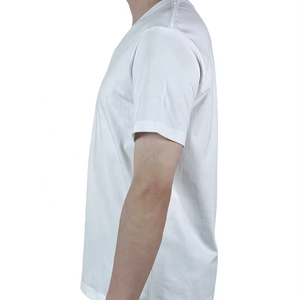 เสื้อยืดโอเวอร์ไซส์สำหรับผู้ชายทรงหลวม7จุดมีลายด้านหน้าทำจากผ้าฝ้าย100% ตามสั่ง - Product Image 1