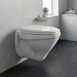 Modern European Wall Hung Toilet Cyclone Flushing Rimless <b>Ceramic</b> WC <b>Pan</b> Eco Friendly Water Closet Set - Product Image 3