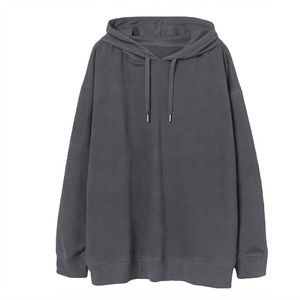 Sudadera con Capucha Oversize Unisex de Algodón Grueso Bordada Ecológica para Otoño, Estilo Casual, Personalizable - Product Image 4