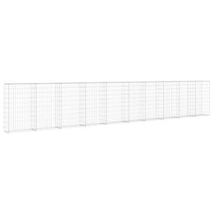 Pared de gaviones de acero galvanizado con cubiertas 236 \ "x11.8 \" x39.4 \ "para paisajismo y terraza - Product Image 3