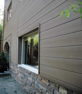 Dễ dàng cài đặt bề mặt nhẵn WPC Panel tường không thấm nước bên ngoài bức tường Ốp Gỗ nhựa composite <span class=keywords><strong>siding</strong></span> - Product Image 3