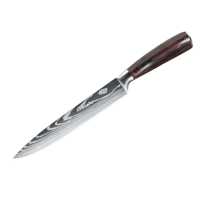 Professional Hand Forged Damascus Steel Kitchen <b>Knife</b> <b>Set</b> Olive Wood Handle Razor <b>Sharp</b> Chef Cutlery Factory - Product Image 6