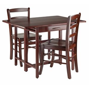 Taylor 3 pezzi Set da pranzo con foglia a goccia sedia e tavolo per piccoli spazi - Product Image 2