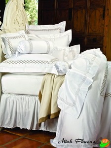 Fresh Vietnam Embroidered Bedding Sheets Elegant and Durable Set Hot Product - Product Image 2