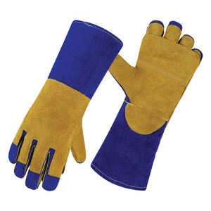 Guantes de Seguridad de Cuero Vacuno de Primera Calidad, Resistentes, Antivibración, Duraderos, Totalmente Forrados, Protección Contra Chispas Industriales, Alto Rendimiento - Product Image 1