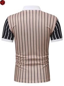 Polo de Cuello Alto Personalizado de Alta Calidad de 200g, Polo de Golf con Logotipo Personalizado para Hombre, Camiseta con Cuello Redondo - Product Image 6