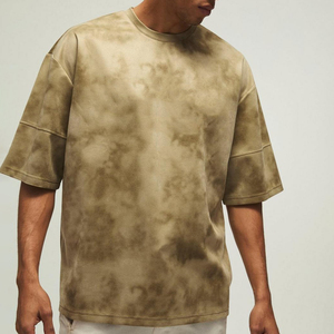 Conjunto de Verano para Hombre, Diseño para un Estilo de Vida al Aire Libre, Lavado Ácido, Ropa de Inspiración Vintage, Camisa y Pantalones Cortos de Corte Relajado - Product Image 3