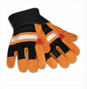 MUBASHAR PRO GRIP International Leather Anti-Slip Heat Resistant Durable Breathable Reinforced Cuff Customizable High <b>Gloves</b> - Product Image 5