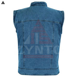 Chaleco Vaquero para Hombre, Diseño de Primera Calidad, Venta al Por Mayor, Ropa Casual, Chaleco de Mezclilla Personalizado, Nuevo y de Alta Calidad - Product Image 2