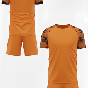 Conjunto de Uniforme de Fútbol Sublimado con Logotipo Personalizado, Uniformes de Entrenamiento de Secado Rápido, Equipación de Club, Estilo Retro, Corte 100% Automatizado - Product Image 1