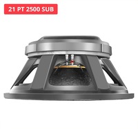 Subwoofer Profesional Portátil Sweton 21 PT 2500 SUB de 21 Pulgadas y 5000W con XLR, Bobina de Voz de 6 Pulgadas, Bajos Profundos, Ecológico y Duradero