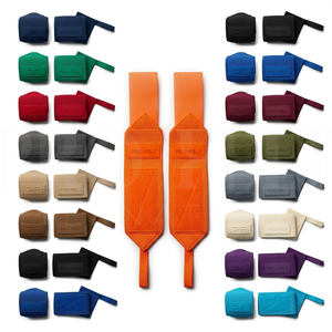 Muñequeras de Neopreno de Alta Calidad para Levantamiento de Pesas con Cierre de Velcro y Logotipo de Goma Personalizado para Hombre - Product Image 1