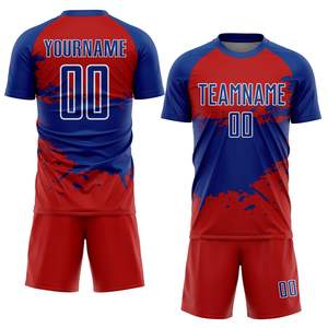 Maillot de football à sublimation, nouveau design, maillot de football à manches longues, ensemble maillot et short de football personnalisé avec logo, vente en gros - Product Image 1