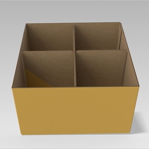Custom Eco-Friendly Recycled <b>Materials</b> Corrugated Box Dividers for Industrial <b>Packaging</b> Custom Logo Vietnam OEM/ODM Supplier - Product Image 1