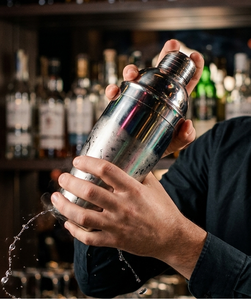 Coctelera Boston de Acero Inoxidable Premium, Estilo Tin-on-Tin |   Coctelera Profesional para Bartenders y Bares en Casa - Product Image 3