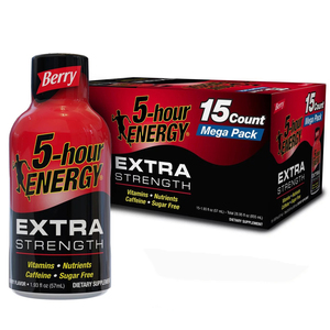 Boissons énergisantes 5-hour ENERGY Shot Extra Strength Berry (lot de 12) - Product Image 5