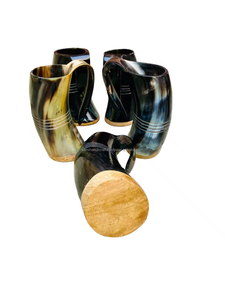 Tasse en corne de haute qualité de style classique Viking pour la maison et le restaurant Top New Shape Factory Direct-pour les verres à bière - Product Image 2