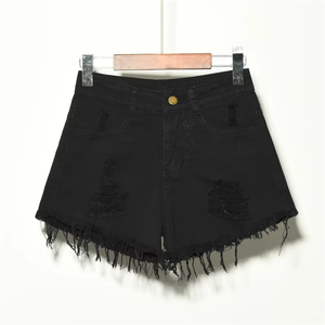 WI001 Pantalones Cortos de Mezclilla Elásticos para Mujer, Talla Grande, Estilo Veraniego, para Chicas y Damas - Product Image 2