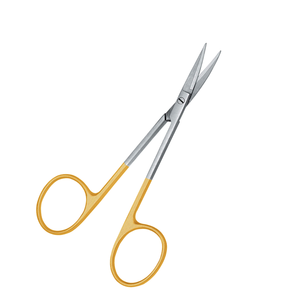 Ciseaux chirurgicaux incurvés Iris Perma Sharp, instrument de précision pour la microchirurgie ophtalmique, usage médical et dentaire - Product Image 2