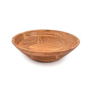 Tazón para Ensalada de Madera de Mango Ecológico Hecho a Mano con Diseño de Puntos Blancos, Tazón Grande para Servir en Casa y Restaurantes - Product Image 5