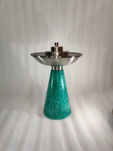 Encensoir arabe moderne Mabkhara avec design en résine et métal de qualité supérieure, encensoir écologique pour charbon d'oud pour l'aromathérapie - Product Image 1